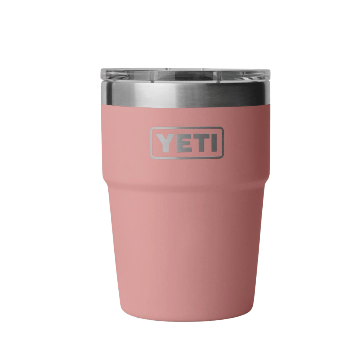 YETI RAMBLER 16 OZ MAGSLIDER STACKABLE CUP - SAND STONE PINK