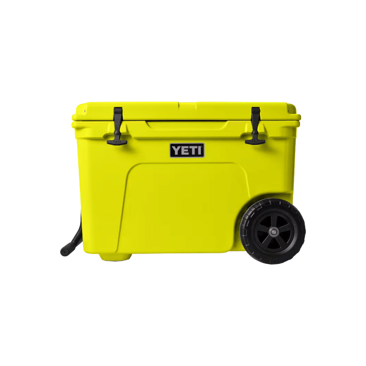 YETI 50 QUART TUNDRA HAUL WHEELED COOLER - FIREFLY YELLOW