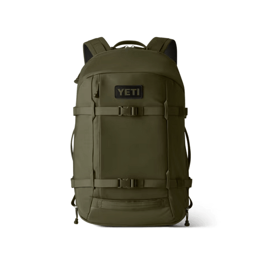 YETI CROSSROADS 27L BACKPACK  - OLIVE - FRONT VIEW