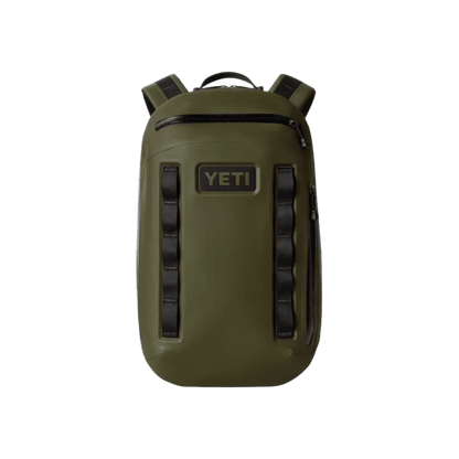 YETI CAYO 15L BACKPACK - OLIVE - FRONT VIEW