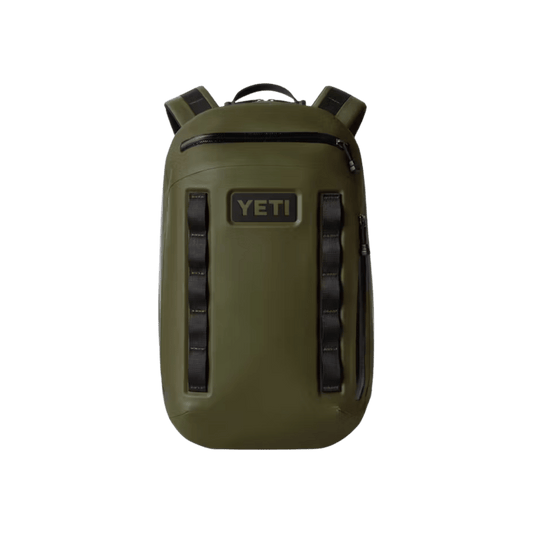 YETI CAYO 15L BACKPACK - OLIVE - FRONT VIEW