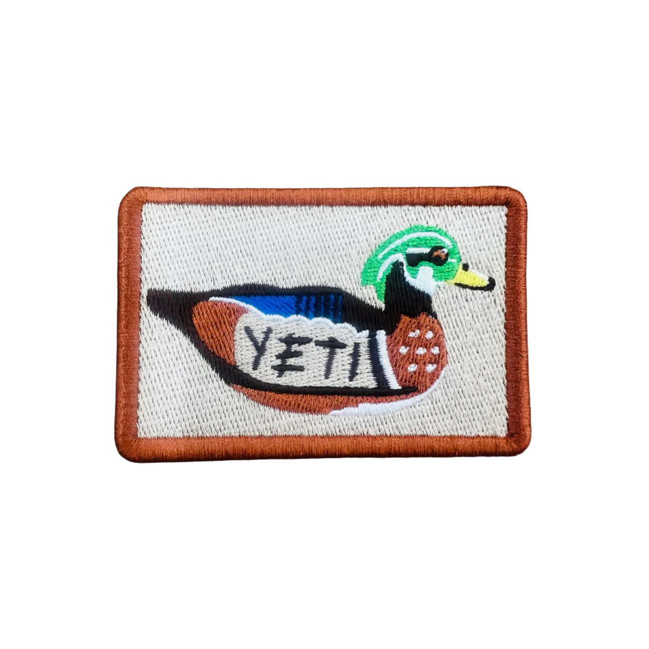 YETI DUCK PATCH BROWN