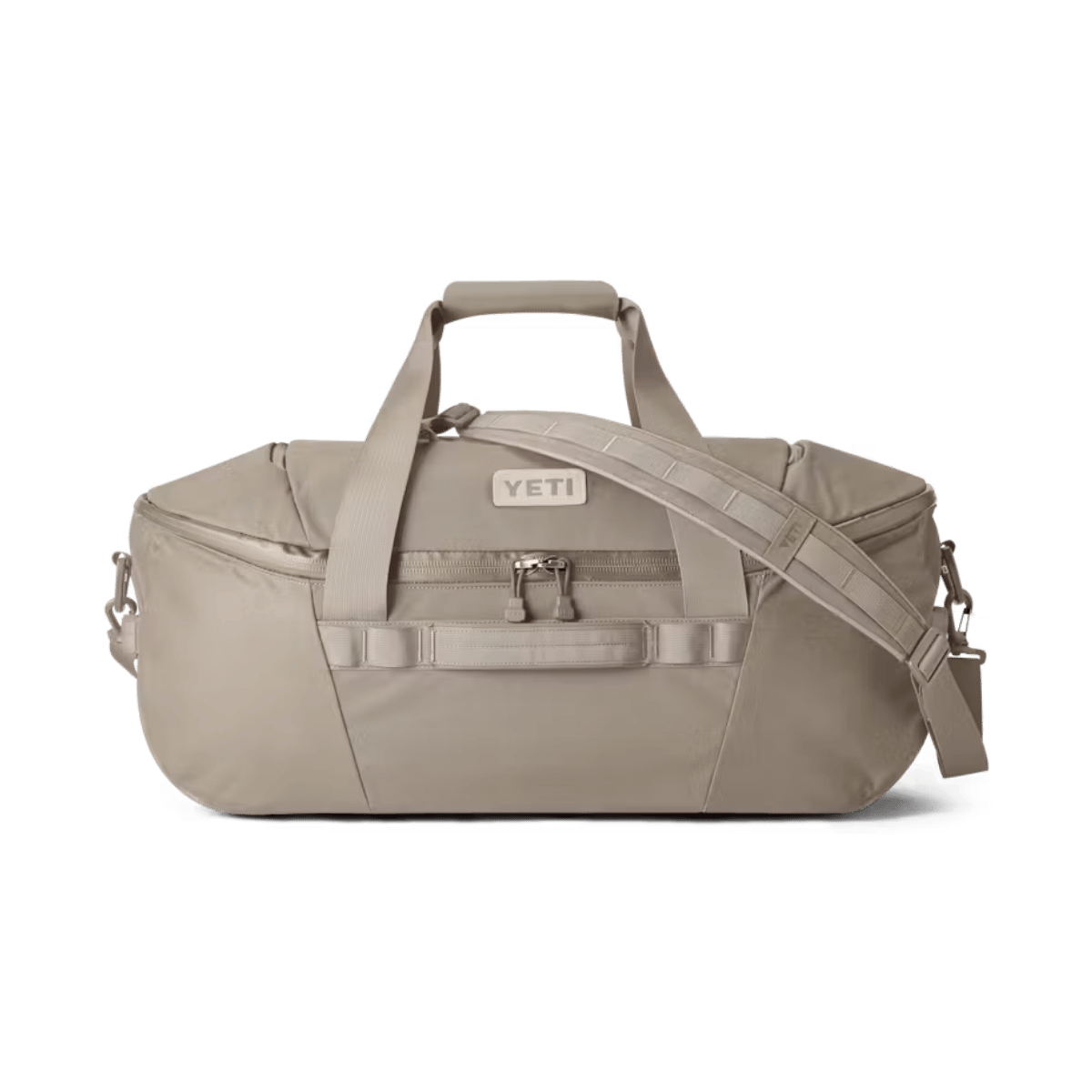 YETI CROSSROADS 60L TRAVEL DUFFEL - CAPE TAUPE - FRONT VIEW