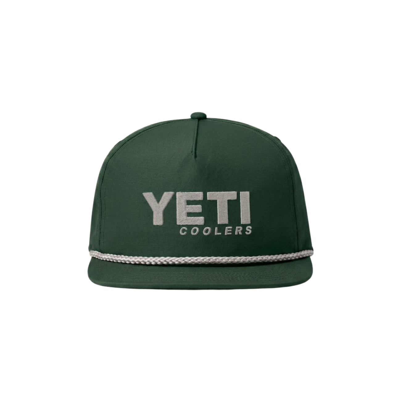 YETI FLAT BRIM ROPE HAT DARK GREEN