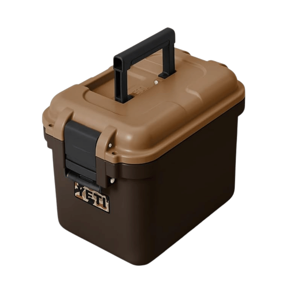 YETI LOADOUT GOBOX 15 - WETLANDS BROWN - TOP SIDE VIEW