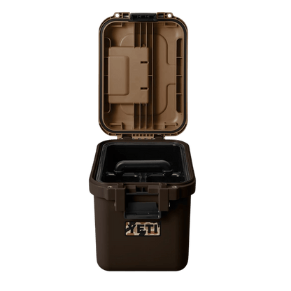 YETI LOADOUT GOBOX 15 - WETLANDS BROWN - INSIDE VIEW