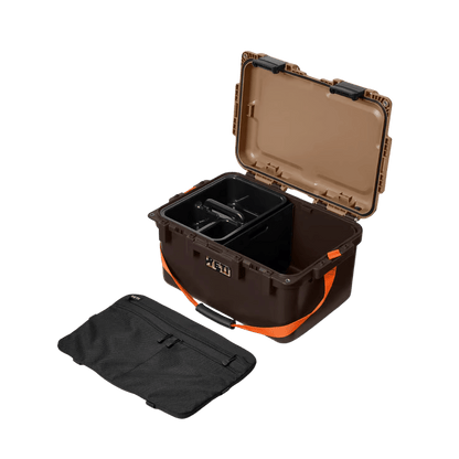 YETI LOADOUT GOBOX 30 2.0 - WETLANDS BROWN - INSIDE VIEW
