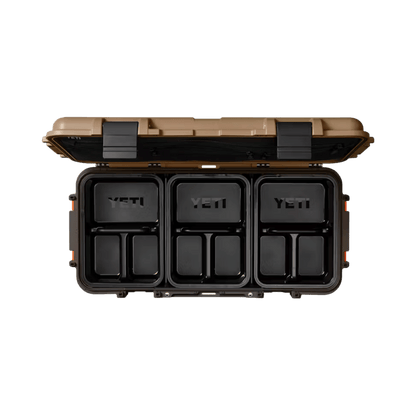 YETI LOADOUT GOBOX 60 GEAR CASE - WETLANDS CAMO - TOP INSIDE VIEW