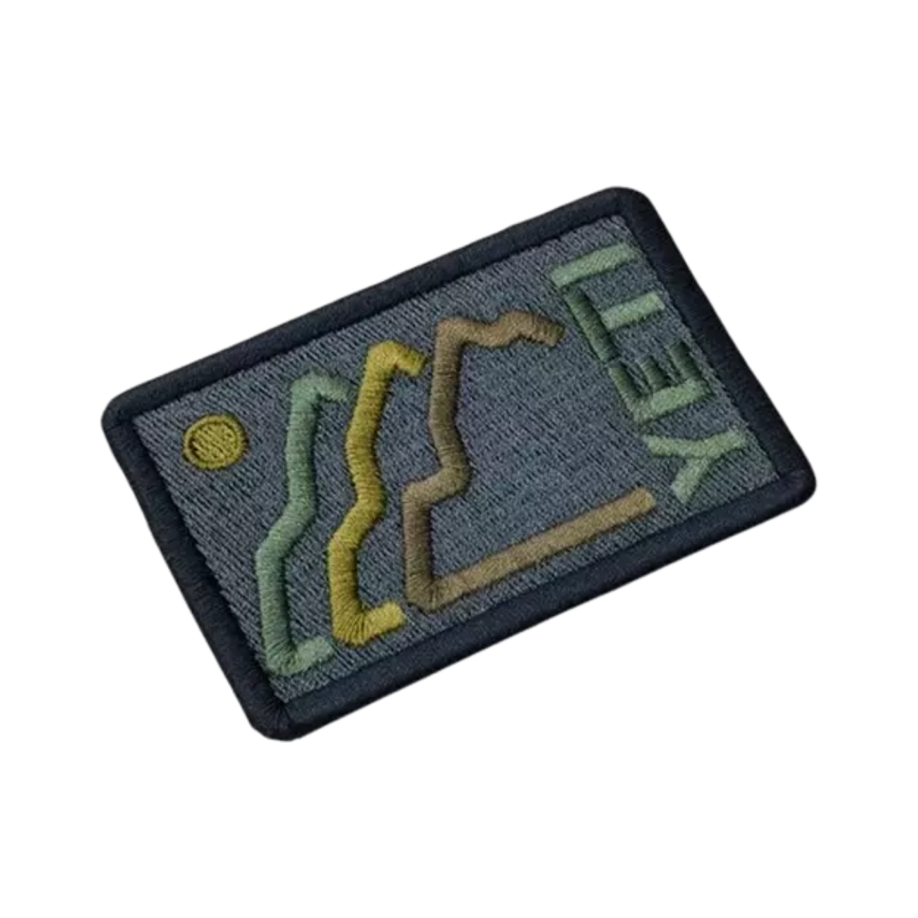YETI MOUNTAIN PATCH GRAY