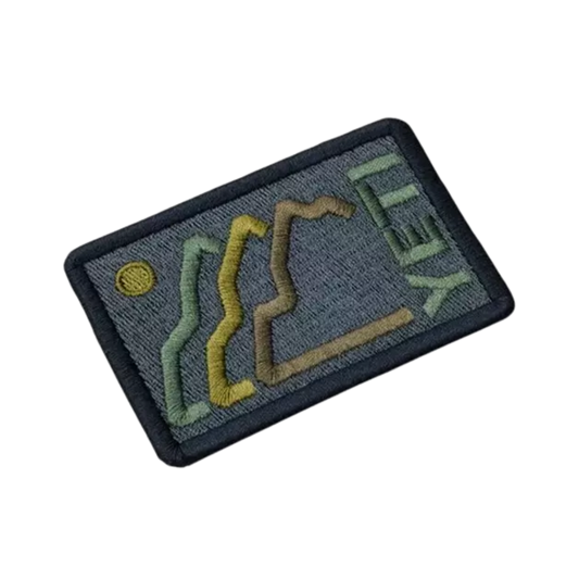 YETI MOUNTAIN PATCH GRAY