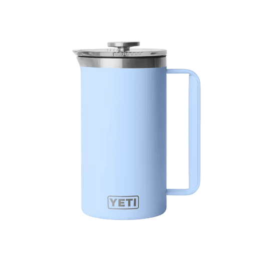 YETI RAMBLER 34 OZ FRENCH PRESS - BIG SKY BLUE