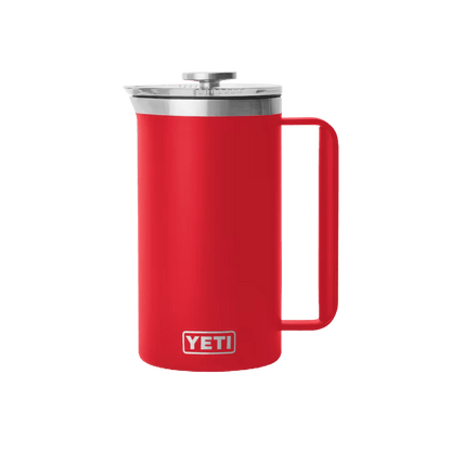 YETI RAMBLER 34 OZ FRENCH PRESS  - RESCUE RED