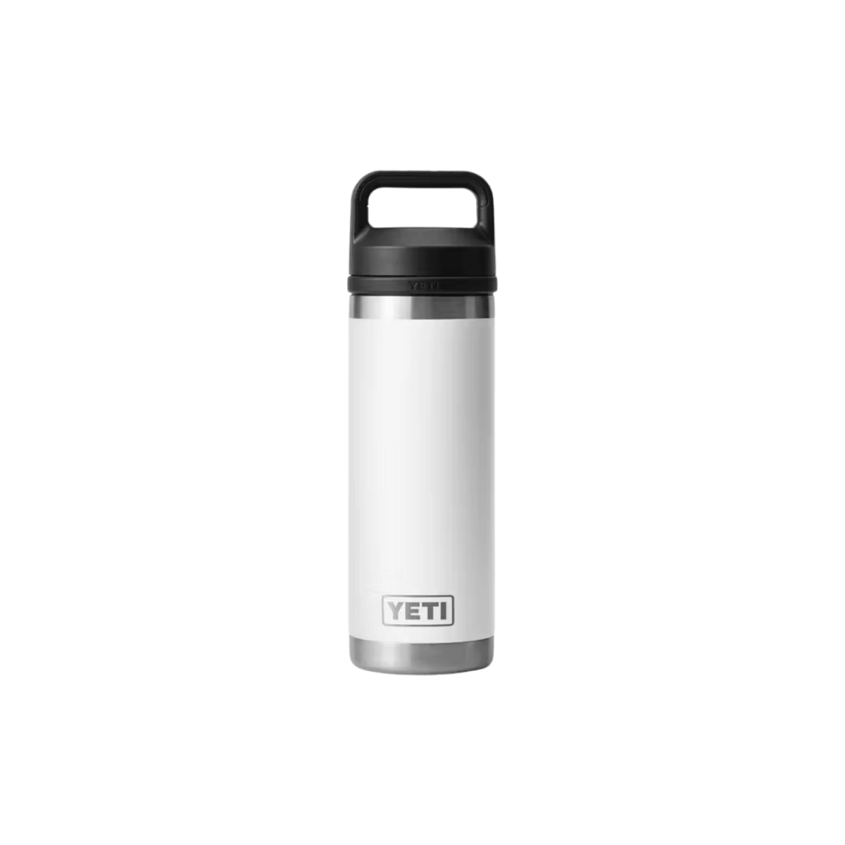 YETI RAMBLER BOTTLE FLIP CHUG 18OZ WHITE
