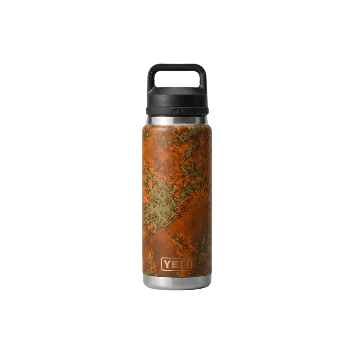 YETI RAMBLER BOTTLE FLIP CHUG 26OZ OLIVE KING CRAB ORANGE