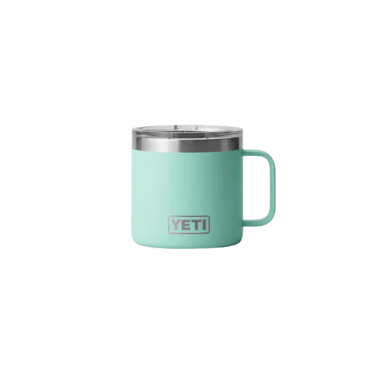 YETI RAMBLER MUG WITH LID SEAFOAM