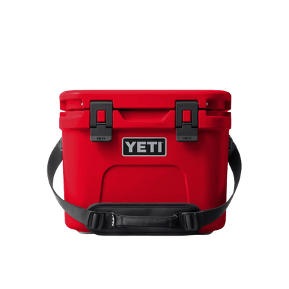 YETI ROADIE 8 RESCUED RED, FRONT ANGLE