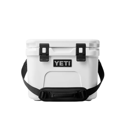 YETI ROADIE 8 WHITE, FRONT ANGLE