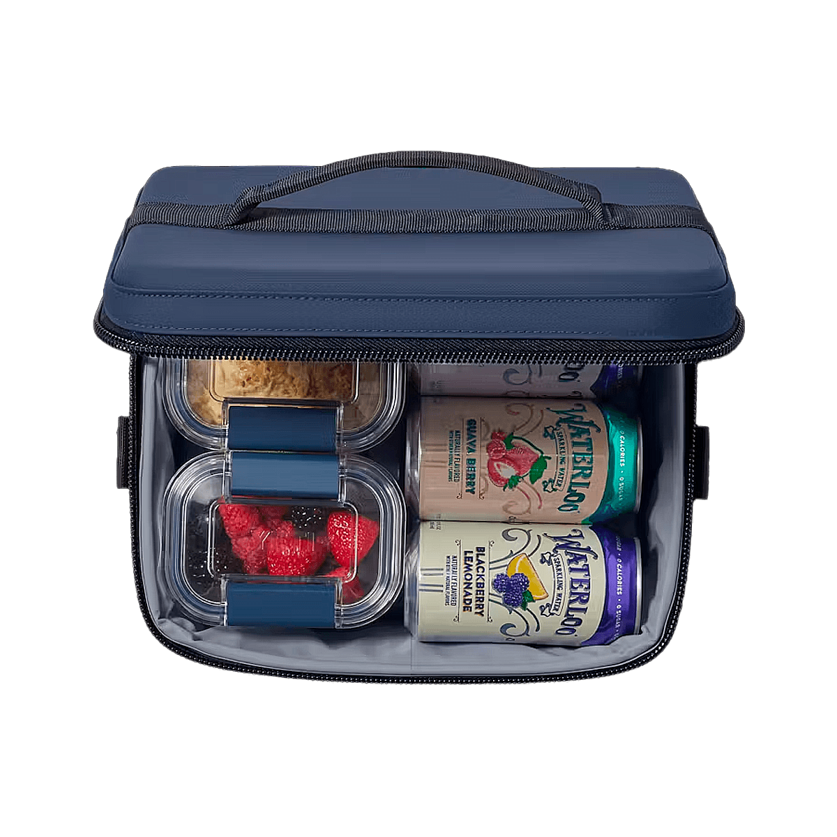 YETI DAYTRIP 9L INSULATED LUNCH BOX  - CLASSIC NAVY - OPEN VIEW 2
