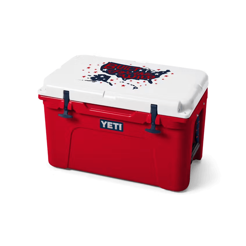 YETI PREMIUM TUNDRA 45 patriotic 26 top view