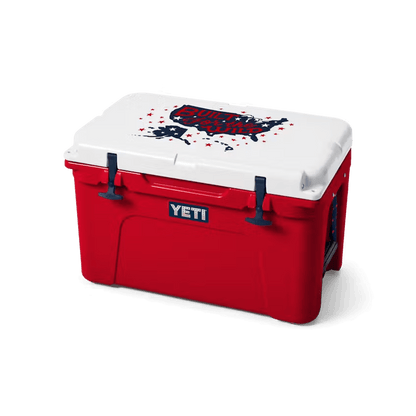 YETI PREMIUM TUNDRA 45 patriotic 26 top view