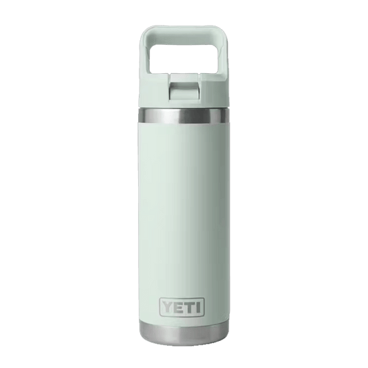 YETI RAMBLER 18 OZ WATER BOTTLE + COLOR CAP STRAW - RIDGELINE