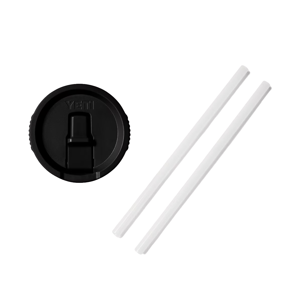 YETI RAMBLER 20OZ TRAVEL MUG STRAW LID - BLACK