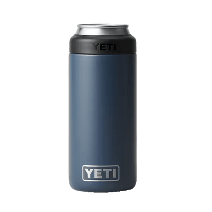 YETI 12OZ COLSTER SLIM CAN INSULATOR - NAVY