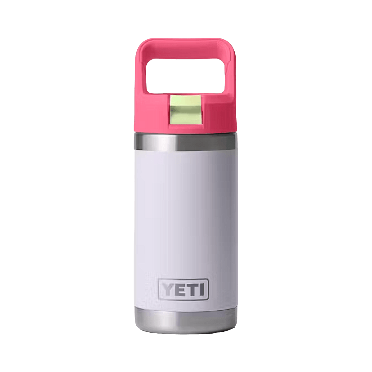 YETI 12 OZ RAMBLER JR BOTTLE + STRAW CAP - MIST PINK GRASSHOPPER