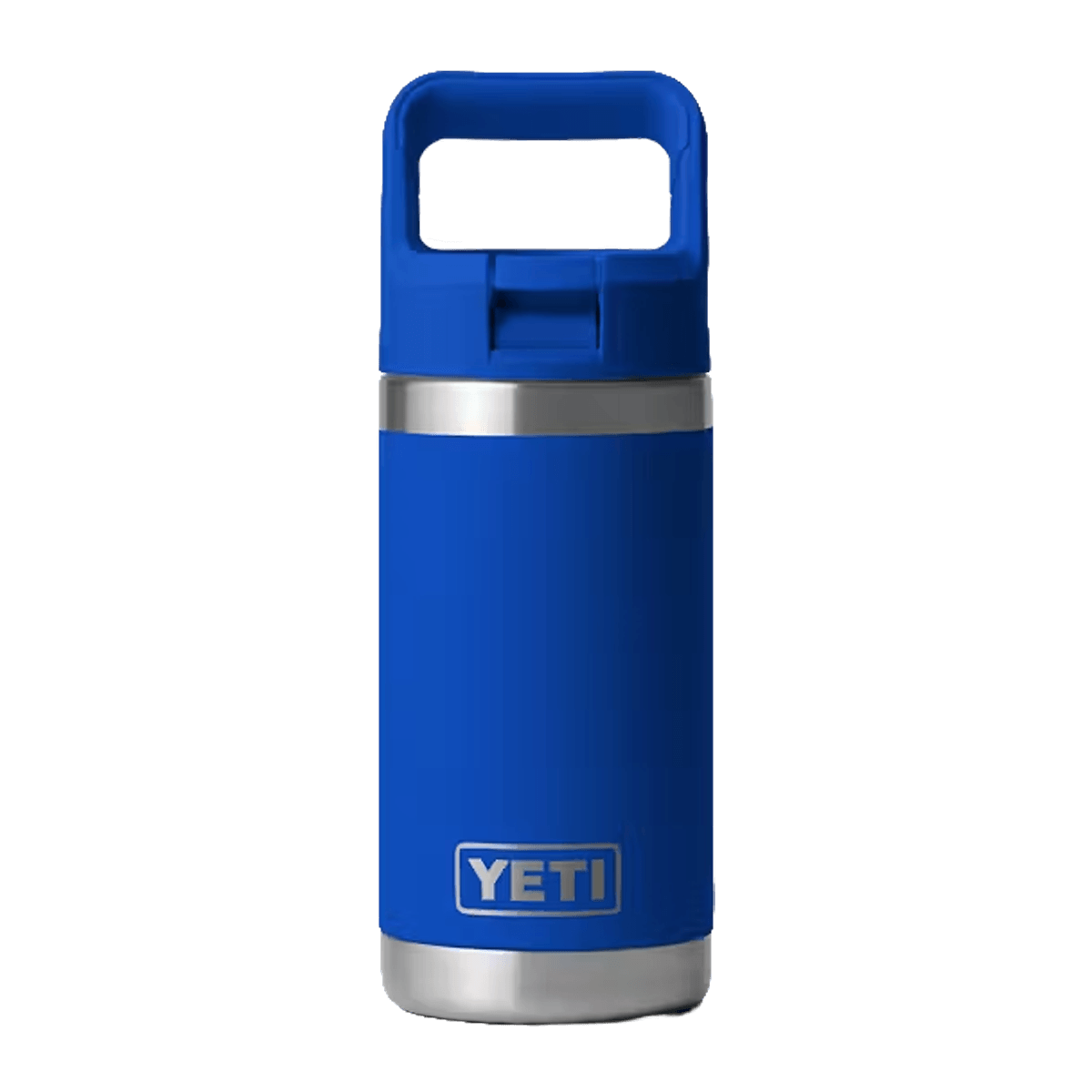 YETI 12 OZ RAMBLER JR BOTTLE + STRAW CAP - ROYAL BLUE