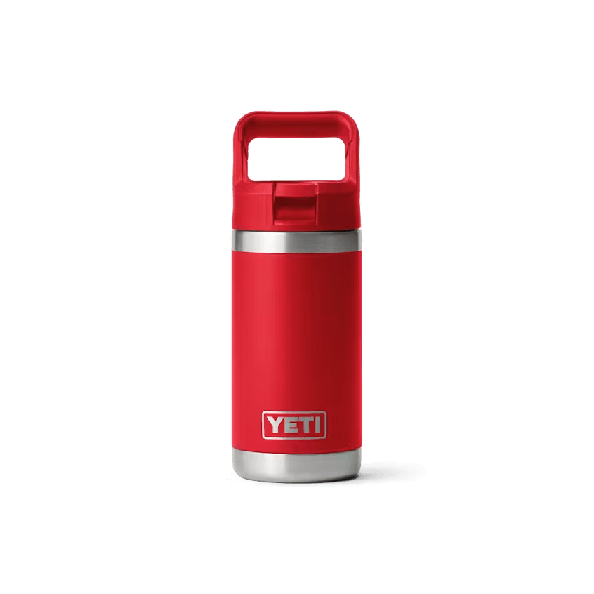 YETI 12 OZ RAMBLER JR BOTTLE W/ STRAW CAP rescue red