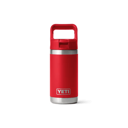 YETI 12 OZ RAMBLER JR BOTTLE W/ STRAW CAP rescue red