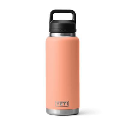 YETI RAMBLER 36 OZ WATER BOTTLE WITH CHUG CAP - Peach
