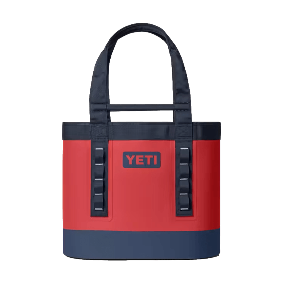 YETI CAMINO 35 CARRYALL TOTE BAG - RESCUE RED NAVY WHITE