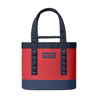 YETI CAMINO 35 CARRYALL TOTE BAG - RESCUE RED NAVY WHITE