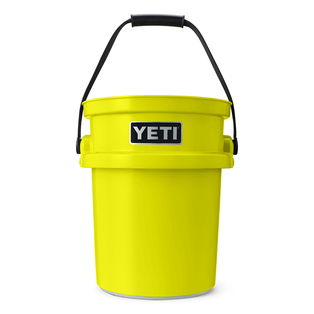Firefly Yellow YETI bucket with a black handle