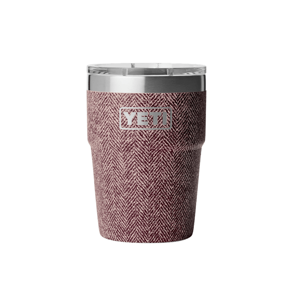 YETI PREMIUM RAMBLER 16 OZ STACKABLE CUP RIVERHEAD RED