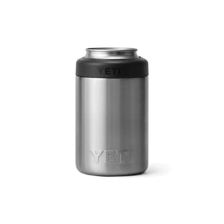 YETI RAMBLER 12 OZ COLSTER CAN COOLER stainless steel