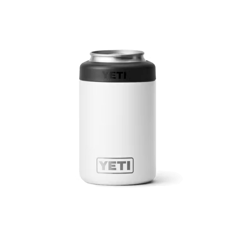 YETI RAMBLER 12 OZ COLSTER CAN COOLER white