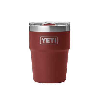YETI RAMBLER 16 OZ STACKABLE STAG RED