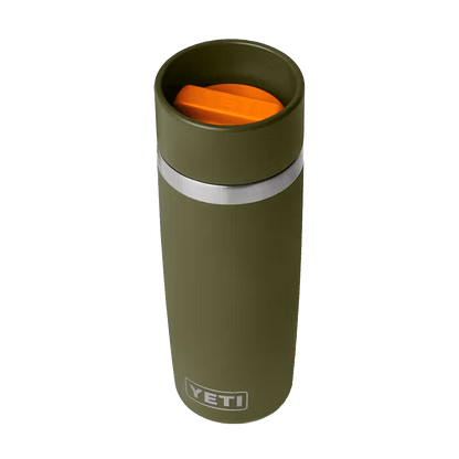 YETI RAMBLER 16 OZ TRAVEL BOTTLE + COMMUTER CAP - OLIVE KING CRAB ORANGE