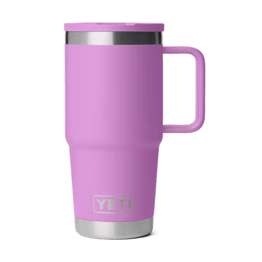 YETI RAMBLER 20 OZ TRAVEL MUG + MATCHED STRAW LID - DESERT BLOOM