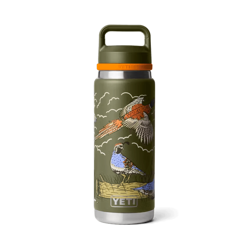 YETI RAMBLER 26OZ WATER BOTTLE W/ COLOR BLOCKED CHUG CAP