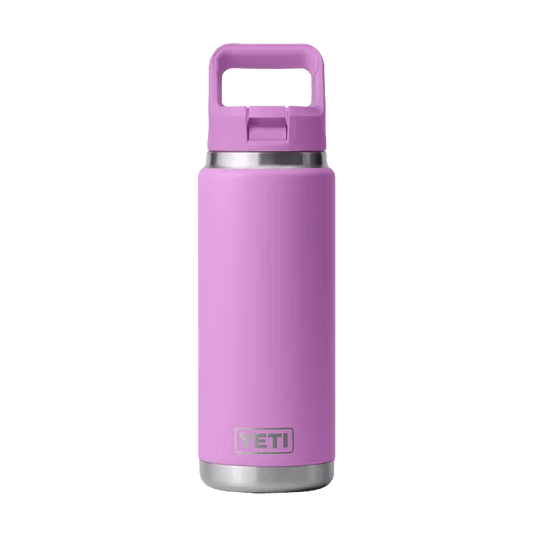 YETI RAMBLER 26 OZ WATER BOTTLE + COLOR MATCH STRAW CAP - DESERT BLOOM
