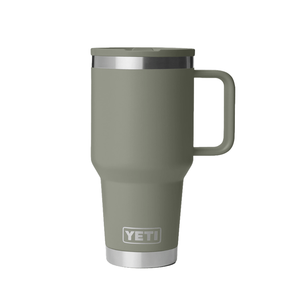 YETI RAMBLER 30 OZ TRAVEL MUG PAMPA GREEN
