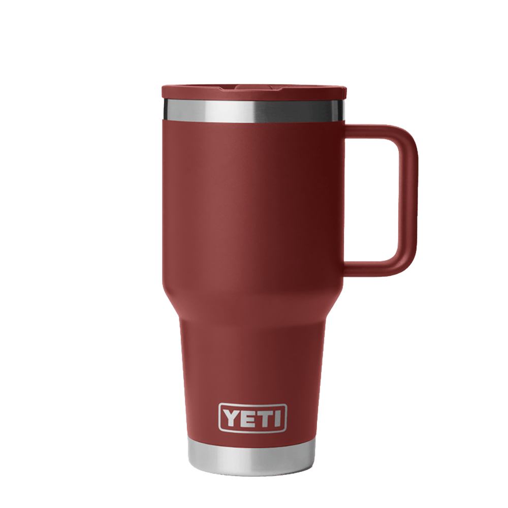 YETI RAMBLER 30 OZ TRAVEL MUG RED STAG