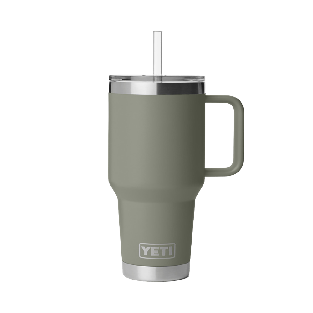 YETI RAMBLER 35 OZ STRAW PAMPA GREEN
