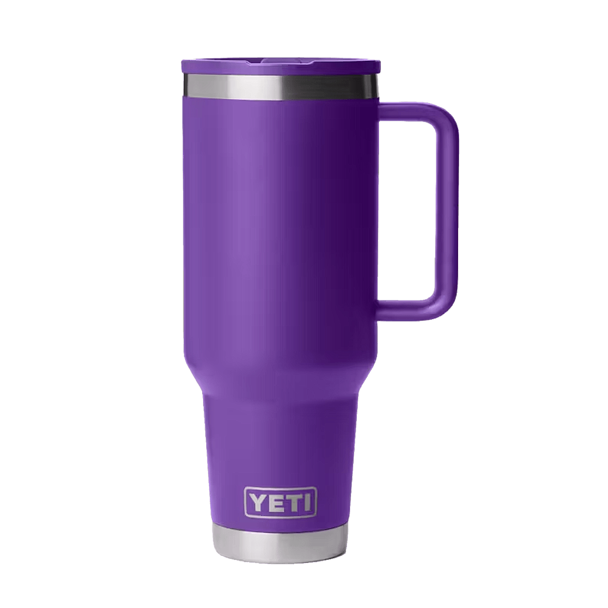 YETI RAMBLER 40 OZ TRAVEL MUG + MATCHED STRAW LID - PACE PURPLE