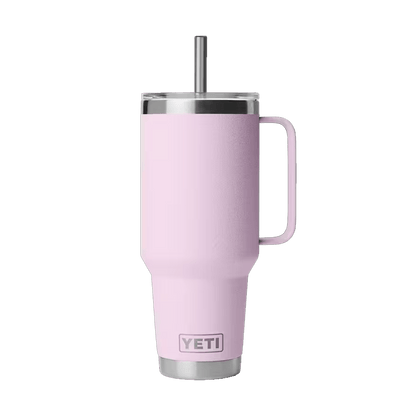 YETI RAMBLER 42 OZ STRAW MUG + STRAW LID - CHERRY BLOSSOM