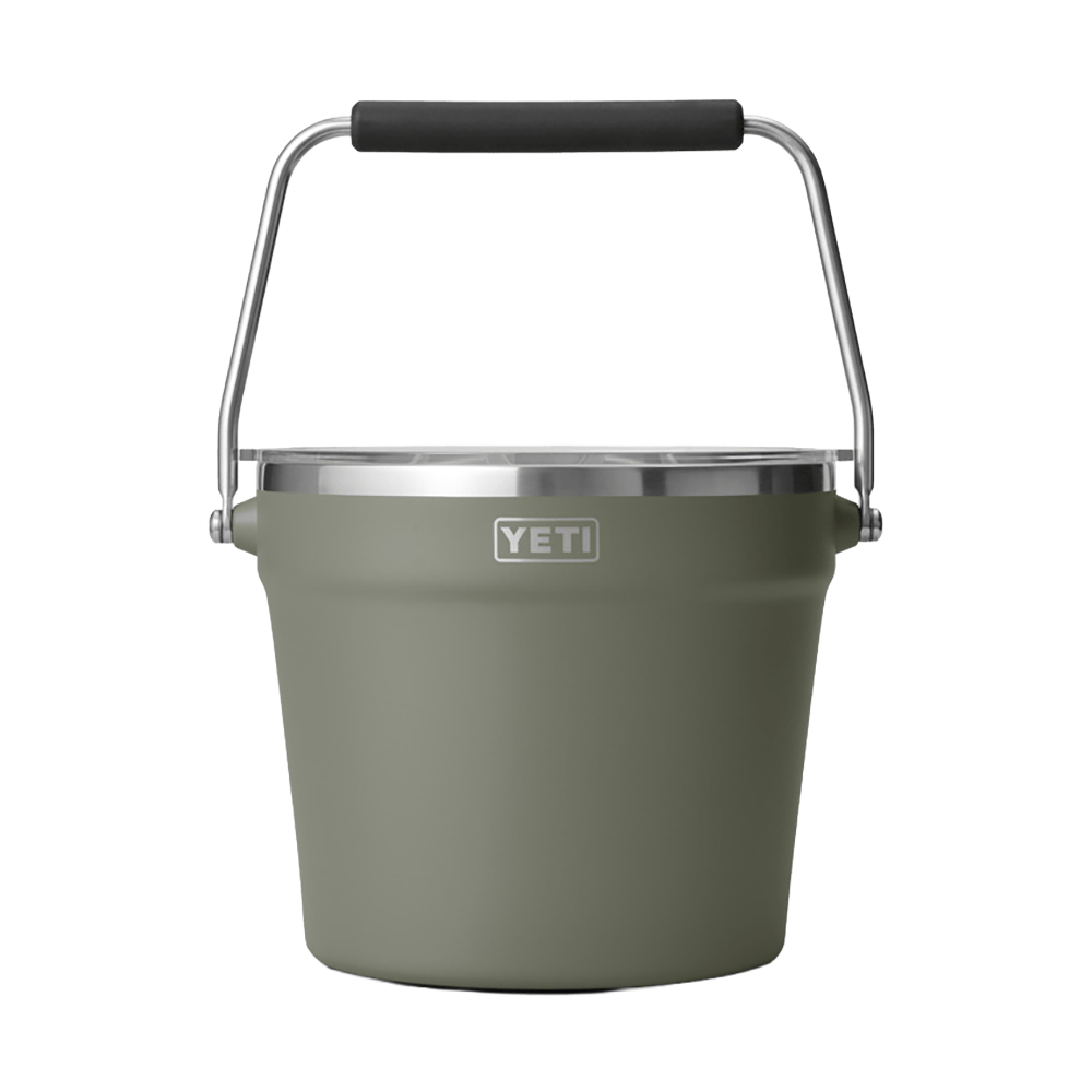 YETI RAMBLER BEVERAGE ICE BUCKET PAMPA GREEN