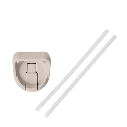 YETI RAMBLER BOTTLE STRAW CAP - CAPE TAUPE - FULL PACKAGE CONTENTS VIEW